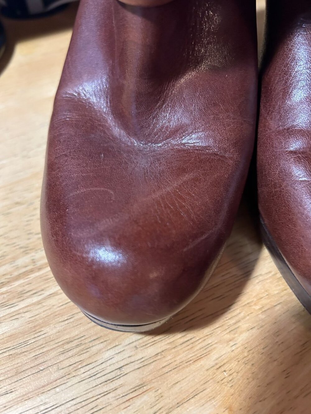 Womens Cole Haan x Nike Air Kennedy Brown Houndstooth Wool Leather Boots 9.5​ - Picture 12 of 13